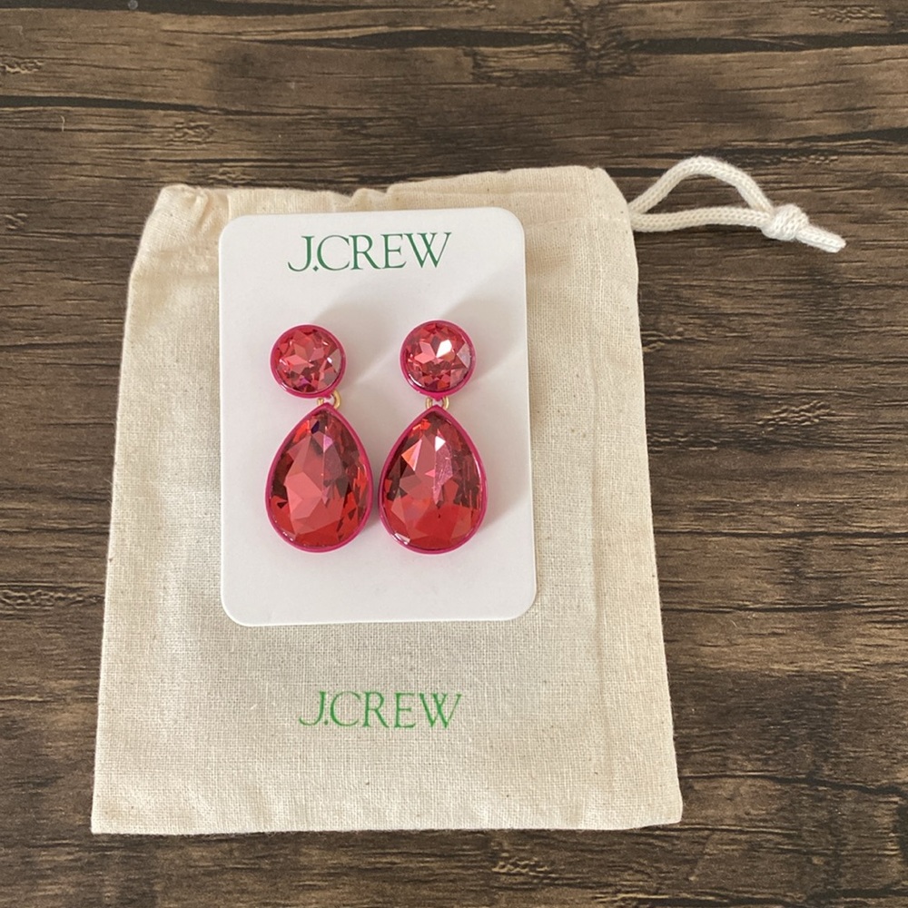 J. Crew Jamie Double Drop Earrings - Picture 2 of 8